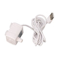 USB Pet Water Fountain Pump – Quiet Brushless Motor Replacement Fountain Pump Qst WHITE 220V-240V EU Plug