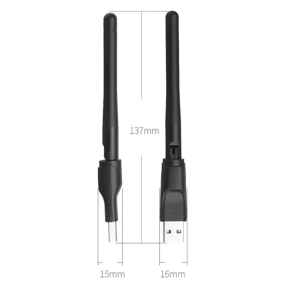 USB WiFi Adapter 150Mbps 802.11 B/G/N Wireless Network Dongle USB WiFi Adapter Qme