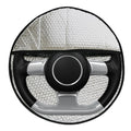 Aluminum Foil Steering Wheel Sun Cover | Reflective Sunshade Steering Wheel Sunshade Qme as shown