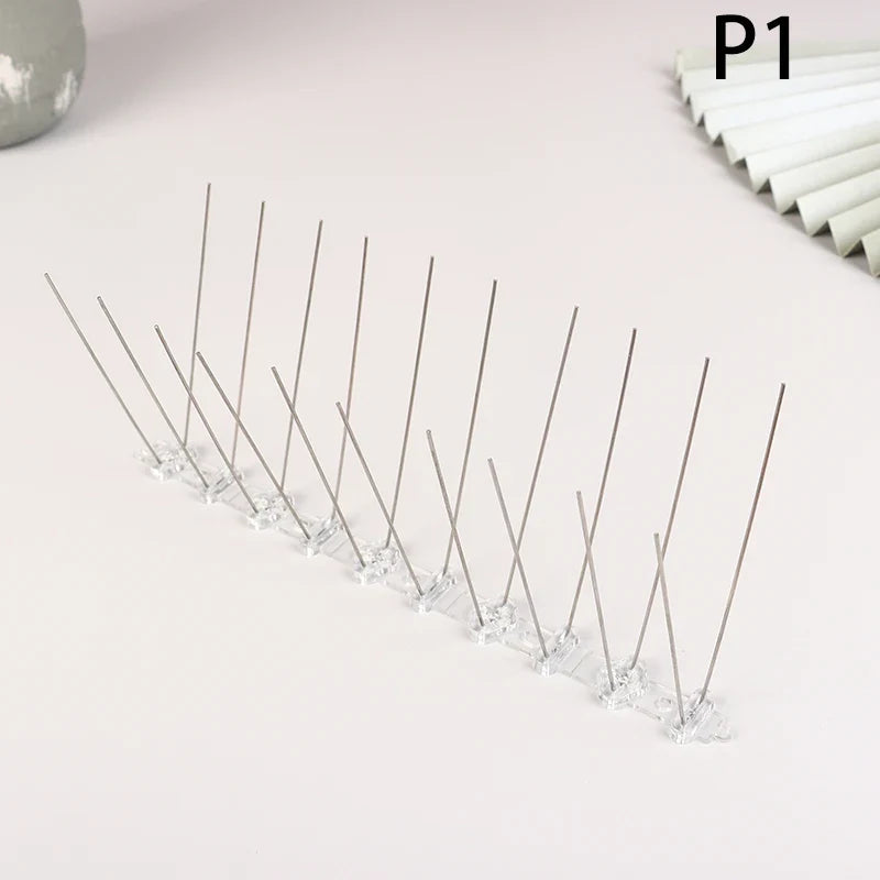 Stainless Steel Bird Spike Deterrent Strip | 25cm Balcony Guard Bird Spike Deterrent Qme 20 stabs