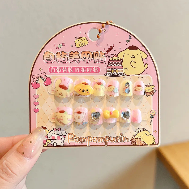 Hello Kitty Kuromi 3D Nail Art Stickers & Decals – Non-Toxic 3D Nail Art Stickers Qme 1