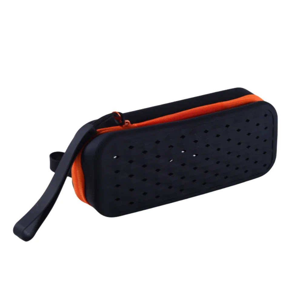 Portable Silicone Swim Goggle Case – Waterproof & Breathable Swim Goggle Case Qme Black