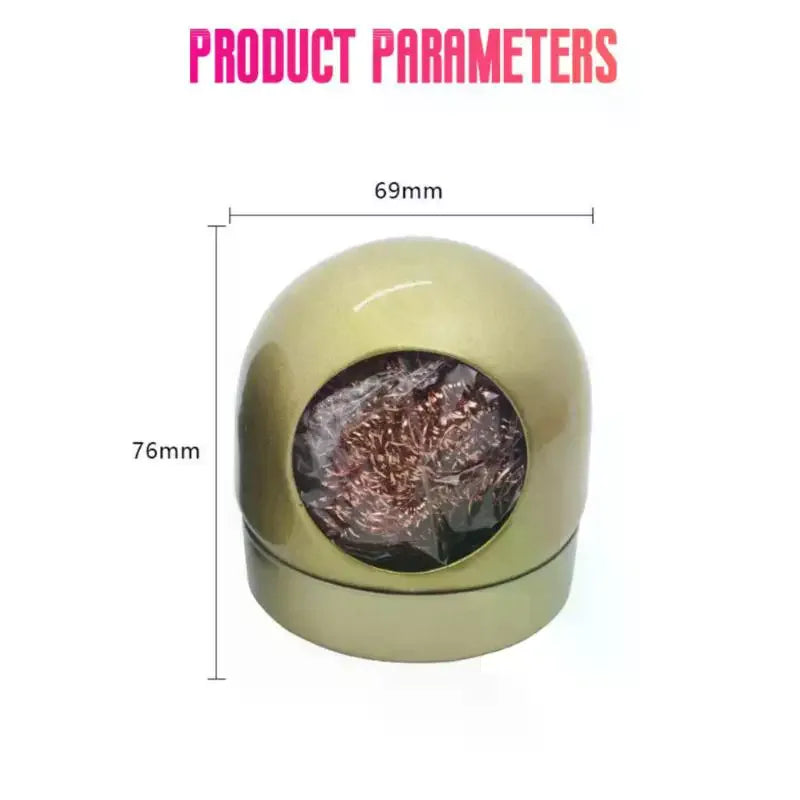 Copper Coil Soldering Iron Tip Cleaner Ball & Holder Soldering Tip Cleaner Qme