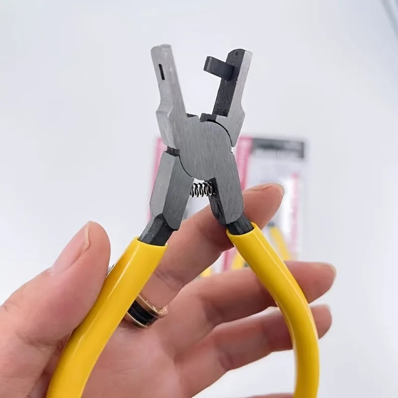 Manual Mini Hand Punch Tool – Leather, Belt & Watchband DIY Leather Hole Punch Qme