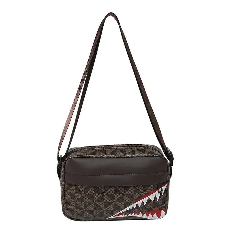 Crossbody Small Square Bag | Split Leather Casual Purse Crossbody Handbag Qme C Mini(Max Length<20cm)