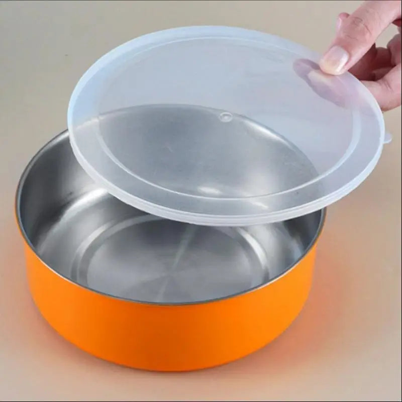 Colorful Stainless Steel Mixing Bowls with Lids – Set of 5 Mixing Bowl Set Qme