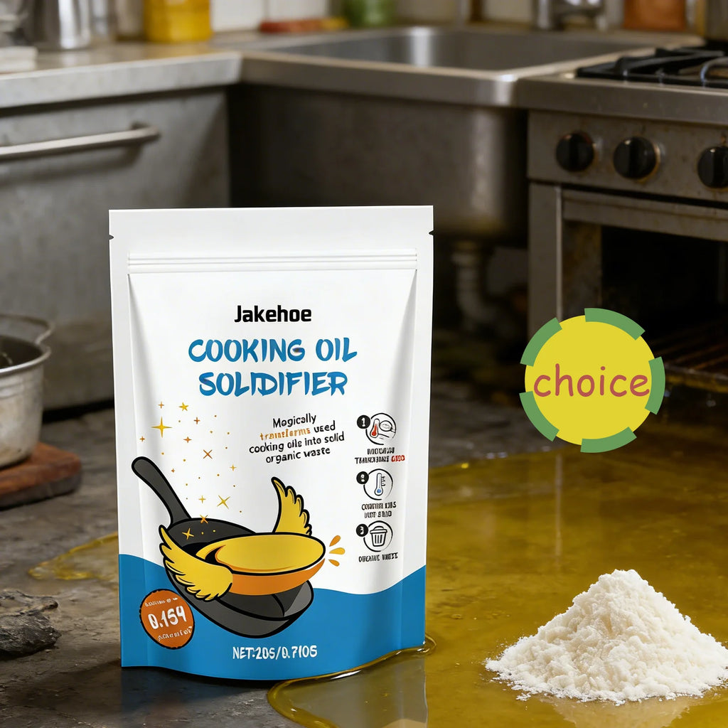 JAKEHOE Cooking Oil Solidifier Powder 20g – Eco-Friendly Oil Solidifier Powder Qst