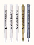 Metallic Paint Marker Pens – Waterproof Permanent Ink, 11 Colors Metallic Paint Markers Qme 3white 1gold 1silver