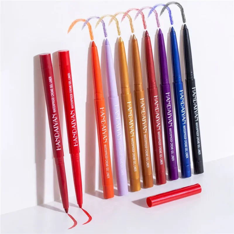 20 Color Waterproof Matte Gel Eyeliner Pen | Long-Lasting Gel Eyeliner Pen Qme