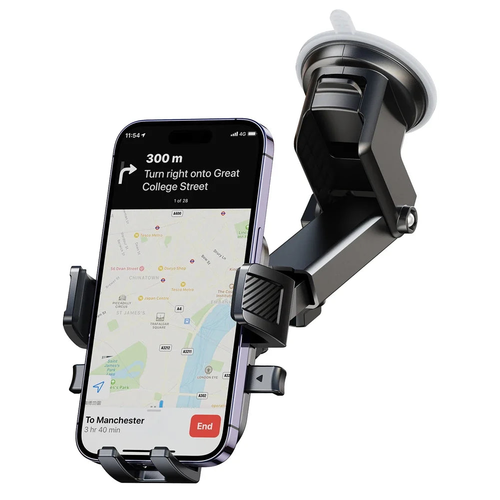 360° Rotating Car Phone Holder Suction Cup Mount | GPS Stand Car Phone Mount Qme