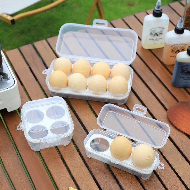Portable Shockproof Egg Storage Box for Camping & Travel Egg Storage Carrier Qme