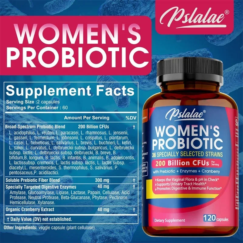 Probiotics for Women – Vaginal, Gut & Urinary Support Women's Probiotic Supplement Qst