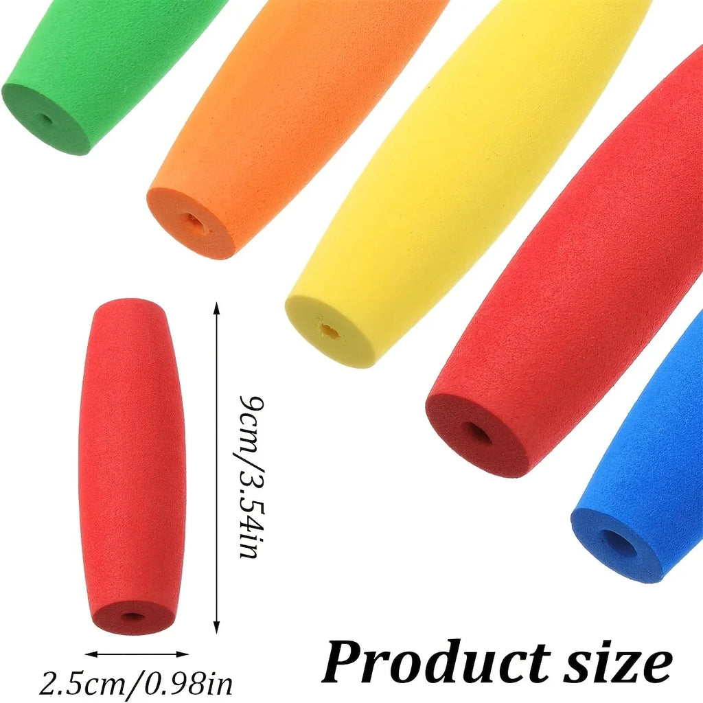 5-Piece Ergonomic Soft Grip Crochet Hook Set | Removable Pads Crochet Hook Grips Qme