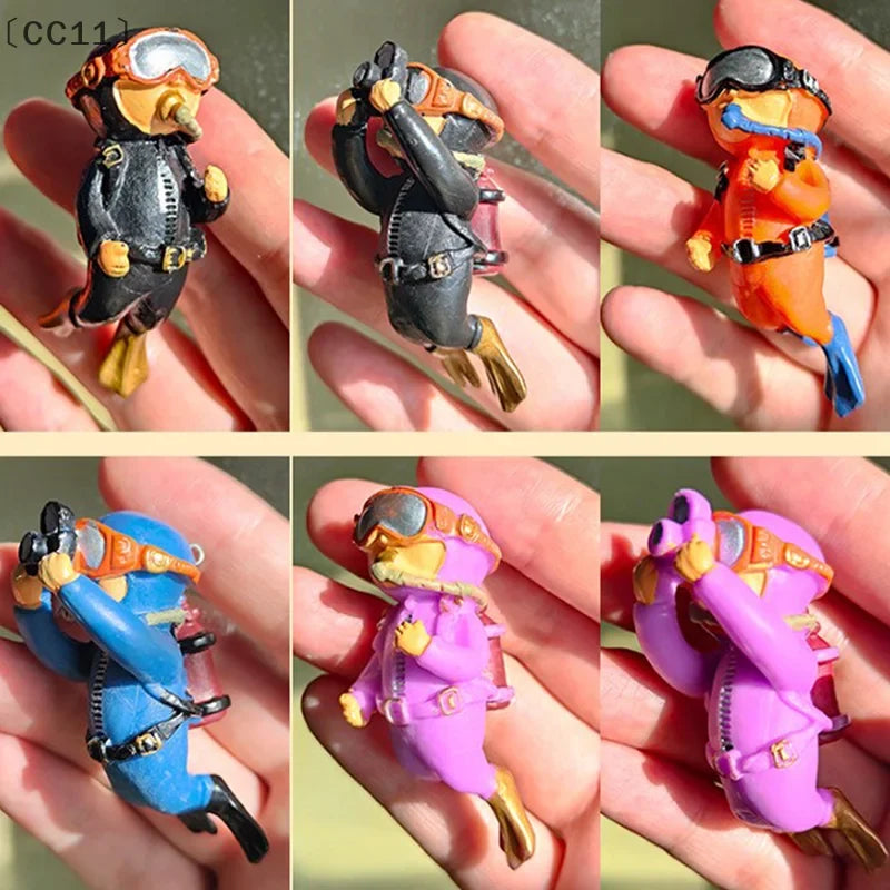 Resin Floating Diver Aquarium Ornament – Fish Tank Decor Aquarium Ornament Qme