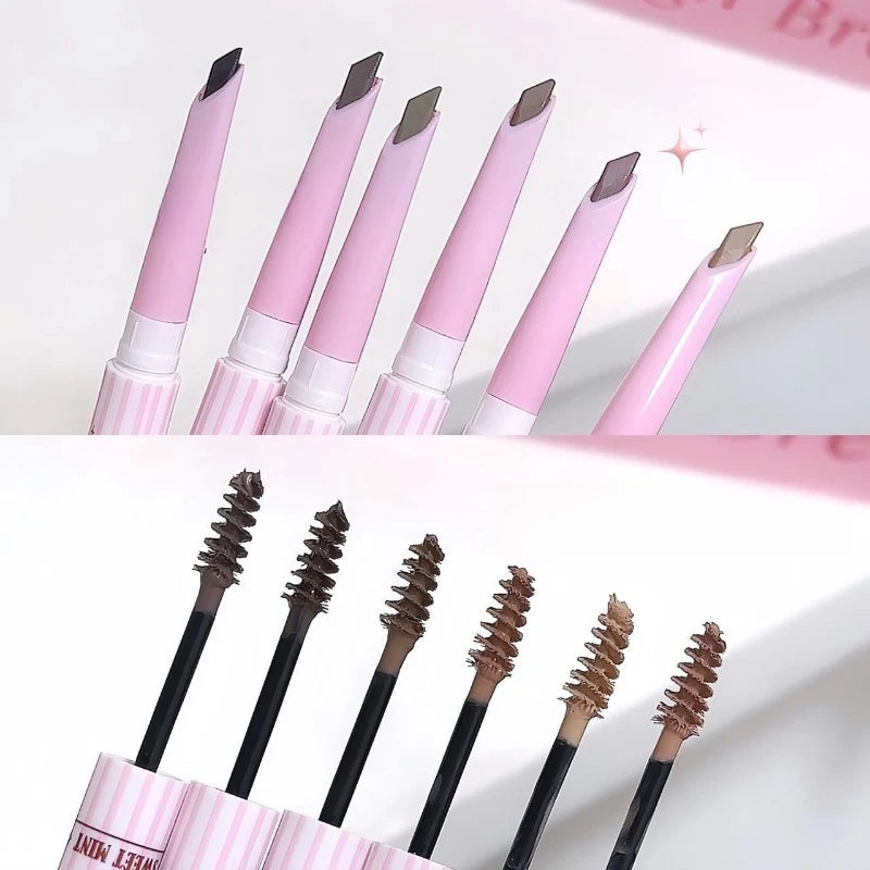 4PCS Double-Headed Waterproof Eyebrow Pen – All Skin Types Eyebrow Makeup Pen Qst