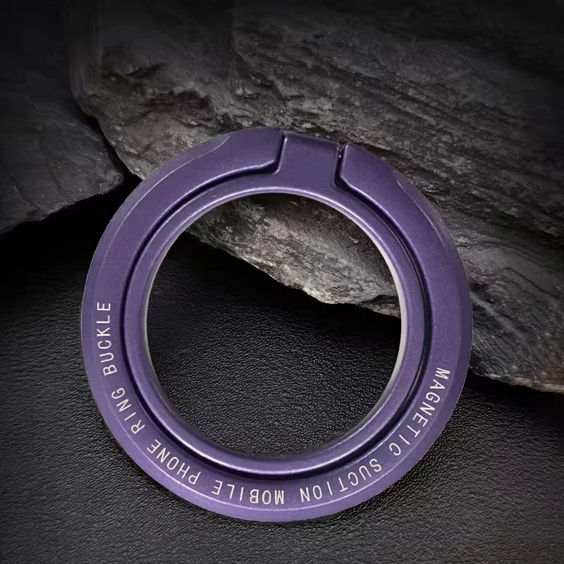 Universal Magnetic Phone Ring Holder for iPhone & Samsung Phone Ring Holder Qst purple
