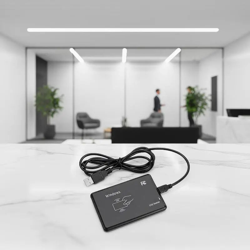 USB RFID Reader 125kHz & 13.56MHz Dual Frequency Smart Card USB RFID Card Reader Qme