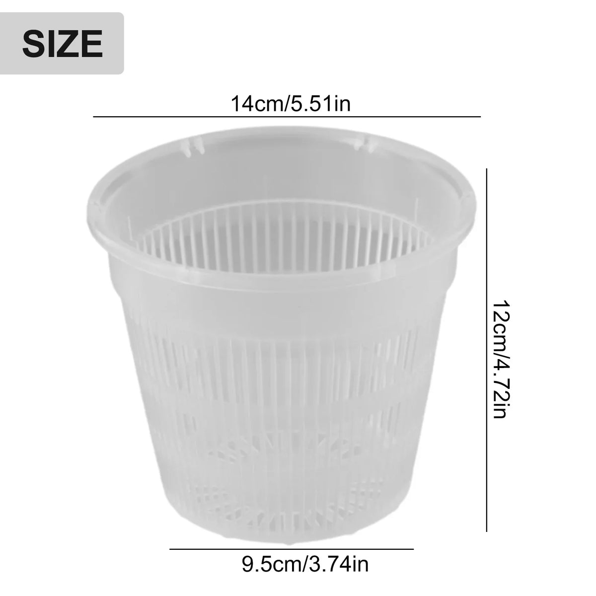 Clear Nursery Pots with Saucers | Orchid & Plant Pots Nursery Planter Pots Qme