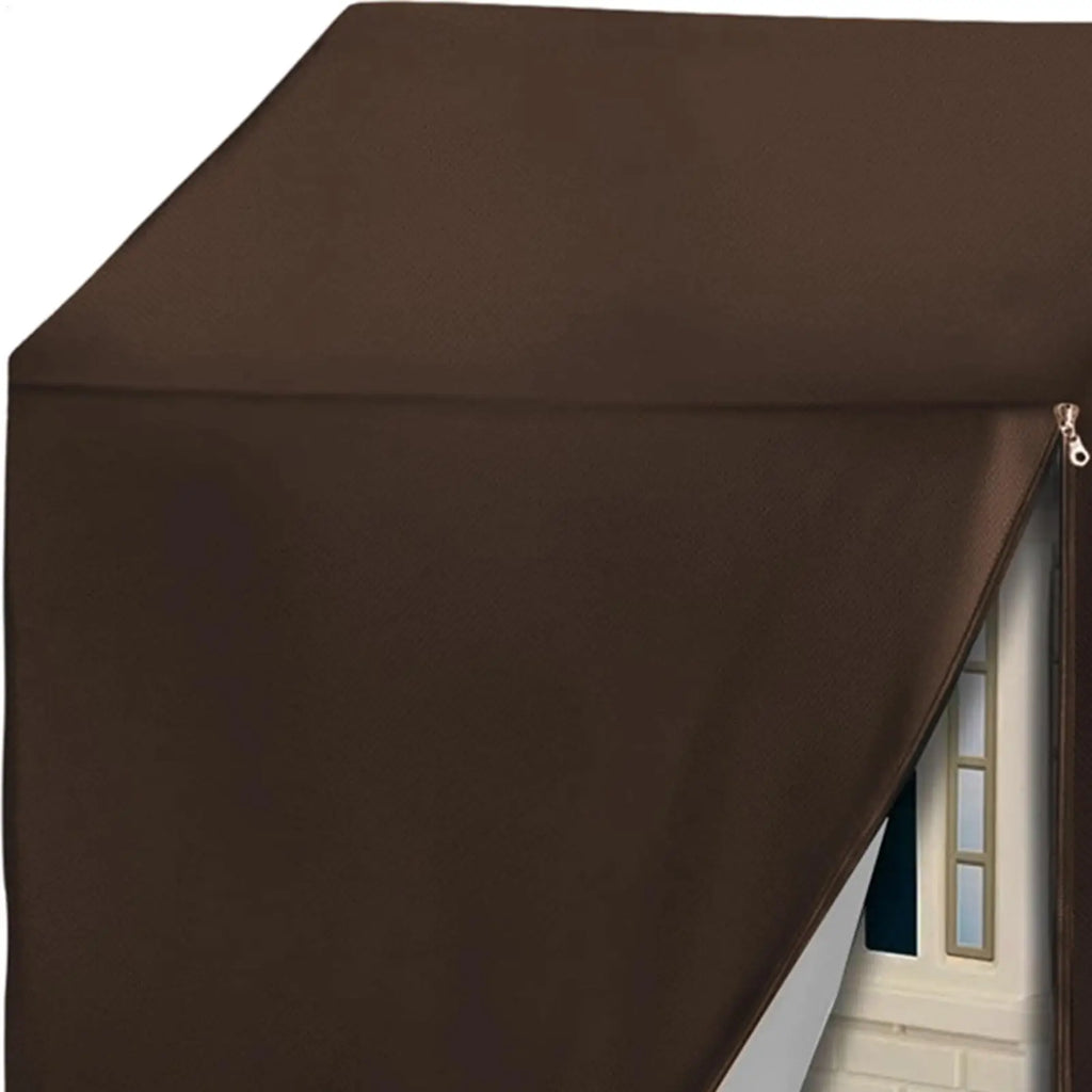 Playhouse Waterproof Tarp 210D Oxford Fabric Drawstring Cover Outdoor Playhouse Cover Qme