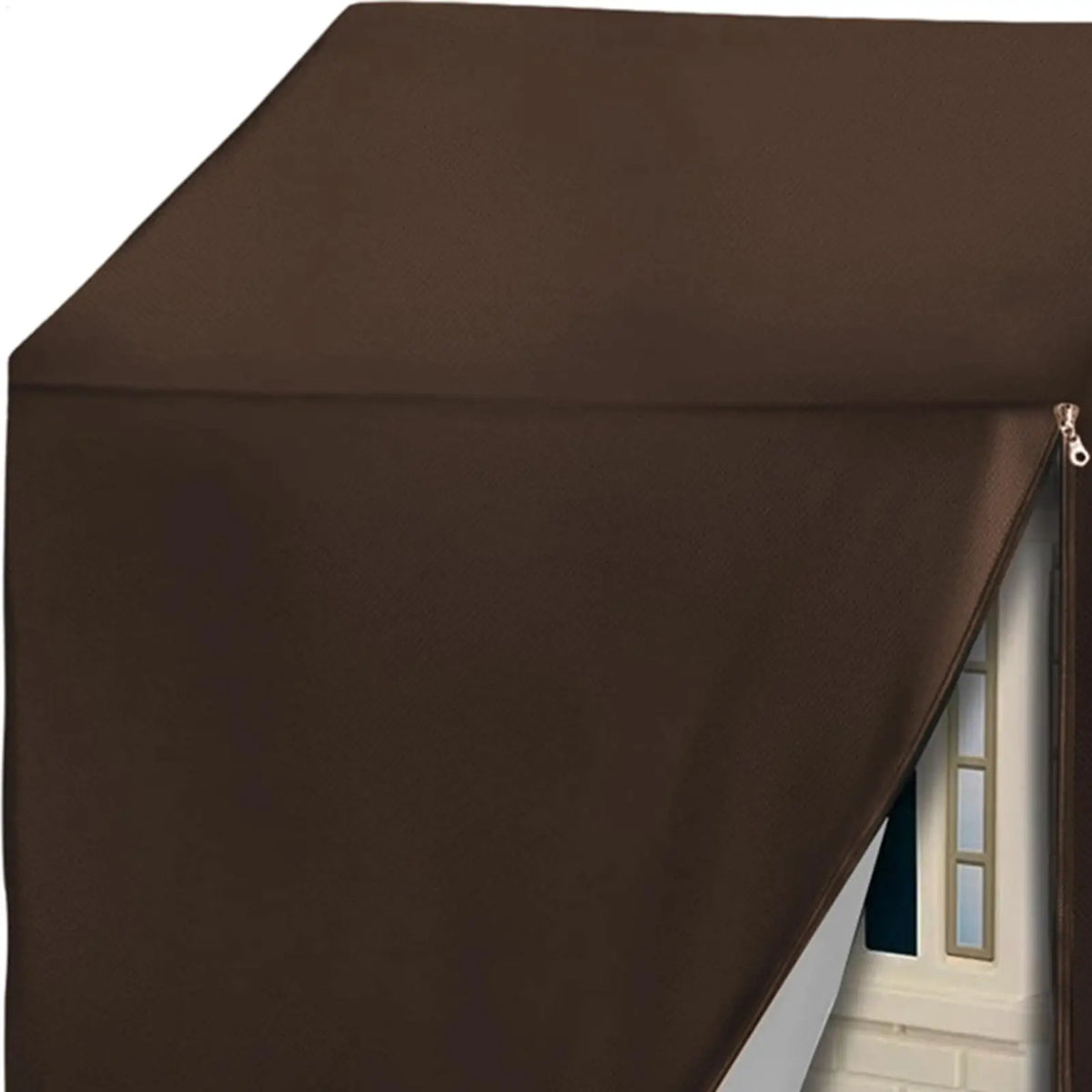 Playhouse Waterproof Tarp 210D Oxford Fabric Drawstring Cover Outdoor Playhouse Cover Qme