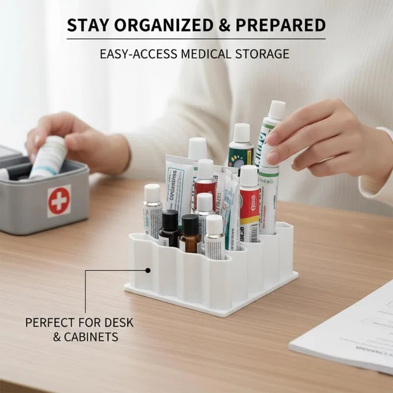 Silicone Desktop Organizer Stand – Cosmetics & Pen Holder Desktop Organizer Stand Qme