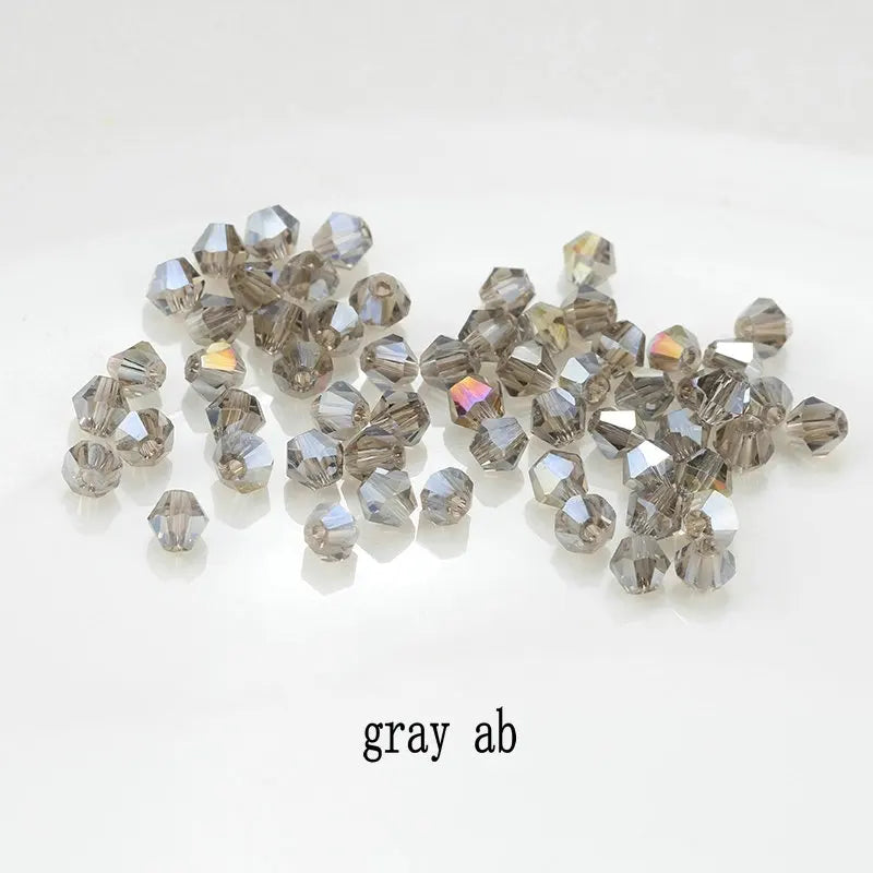 Bicone Crystal Glass Spacer Beads – DIY Jewelry Making