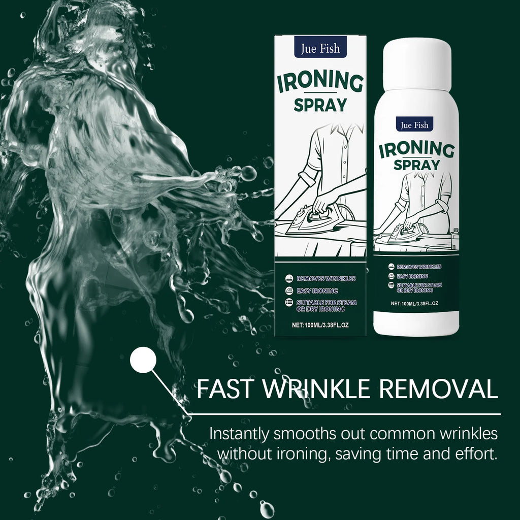 100ml Wrinkle Release Spray – Smooth Clothes Instantly Garment Care Spray Qst