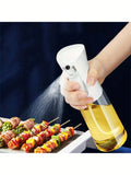Glass Oil Spray Bottle 200ml – Cooking, Baking & Camping Oil Spray Bottle Qme white