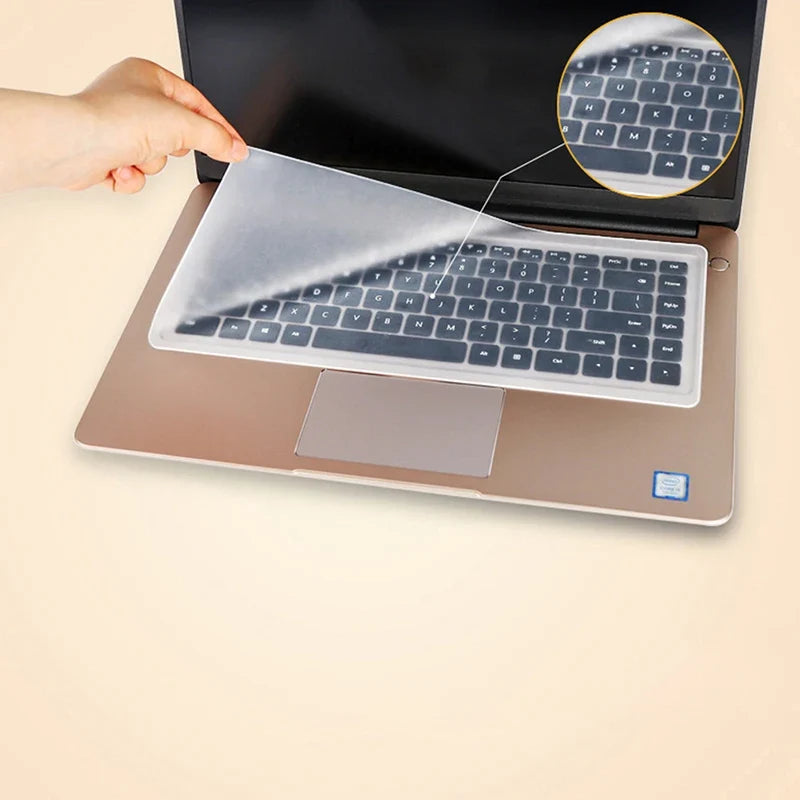 Universal Laptop Keyboard Cover 14–17.3" | Waterproof & Dustproof Keyboard Cover Protector Qme