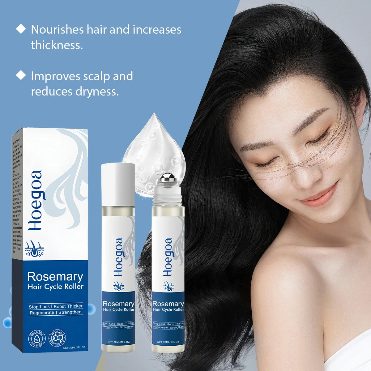 Rosemary Hair Growth Oil – Scalp & Follicle Nourishment Hair Growth Oil Qme