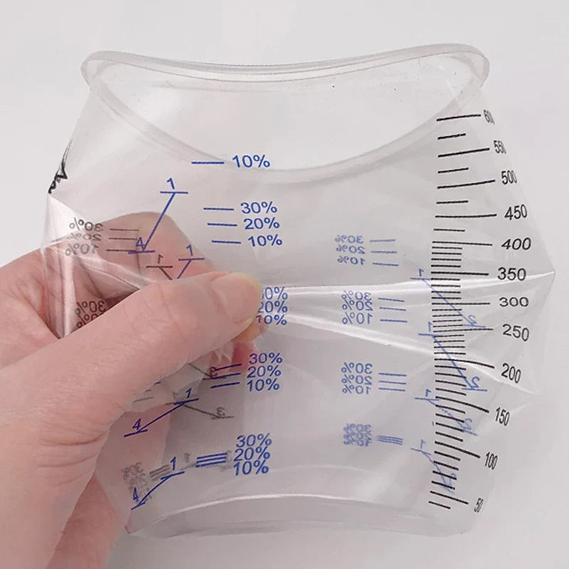 Calibrated Paint Mixing Cups | Plastic Pots for Accurate Mixing Paint Mixing Cups Qme