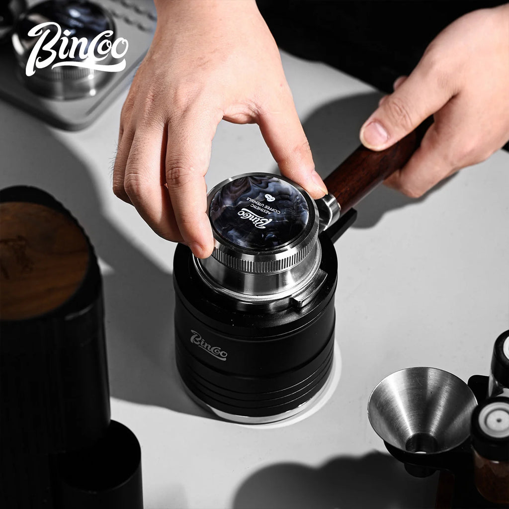 Bincoo 58mm Meteor Distributor Tamper – Self-Leveling Espresso Tool Espresso Tamper Qst