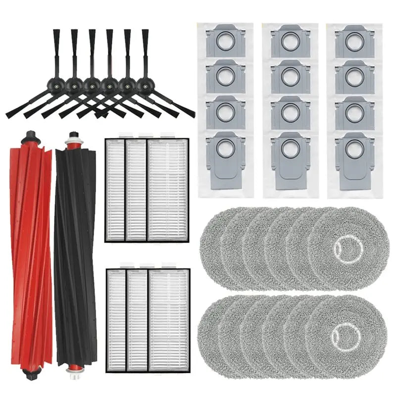 Roborock Qrevo Master Replacement Parts – Brush Filter Mop Kit Robot Vacuum Accessories Qst Default Title