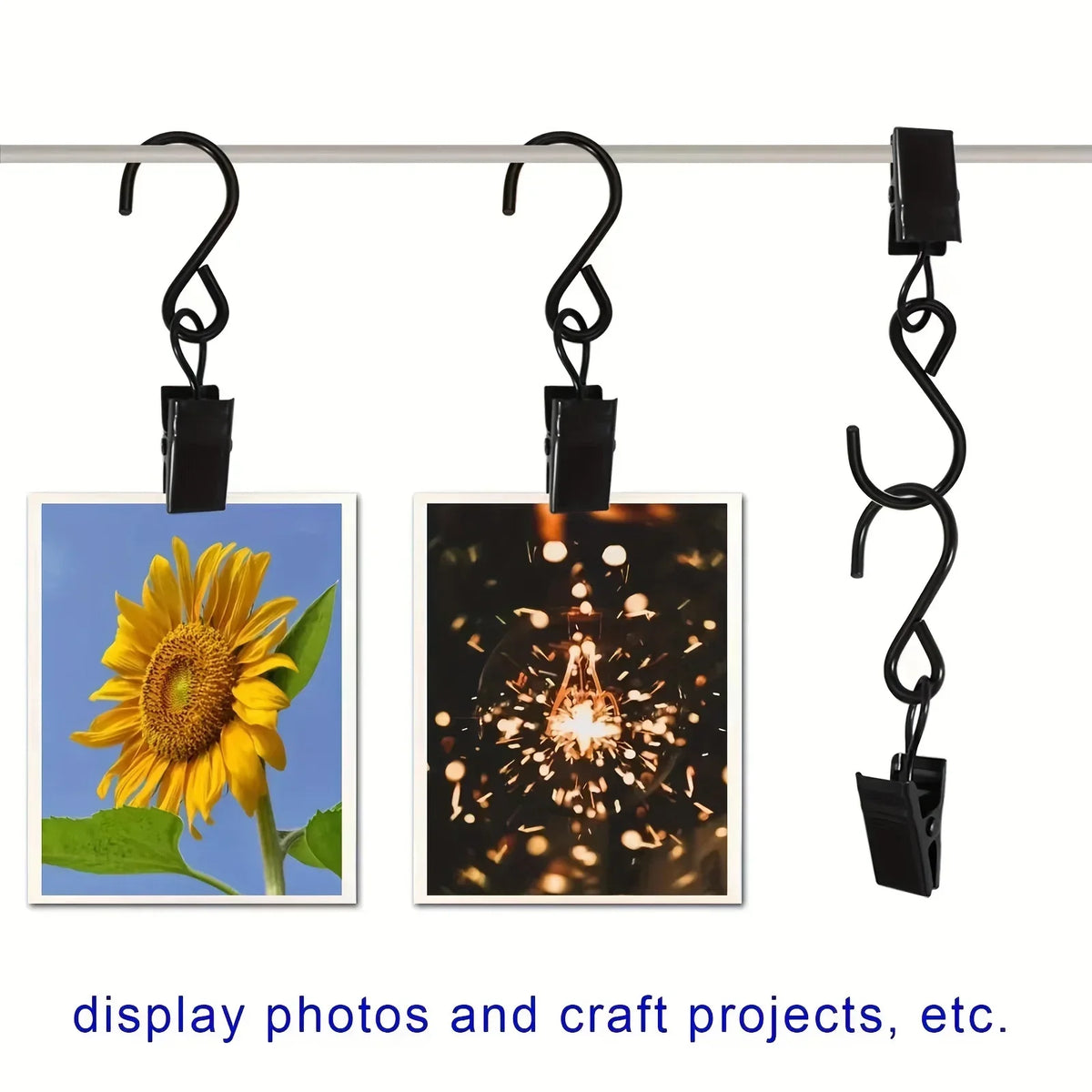 Stainless Steel S-Hooks | Curtains, Kitchen & Camping Multi-Purpose S-Hooks Qme