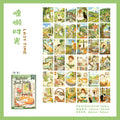 Kawaii Self-Adhesive Boxed Stickers – Planner & Scrapbook Decorative Sticker Set Qme D