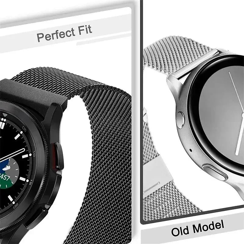 TPU Case & Metal Strap Samsung Galaxy Watch 6 Classic 47mm Smartwatch Case & Strap Qme