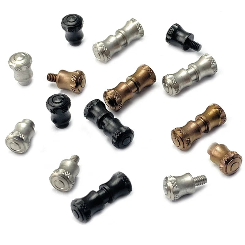 10 Sets Stainless Steel Lock Screws for Folding Knife DIY Knife Making Hardware Qst