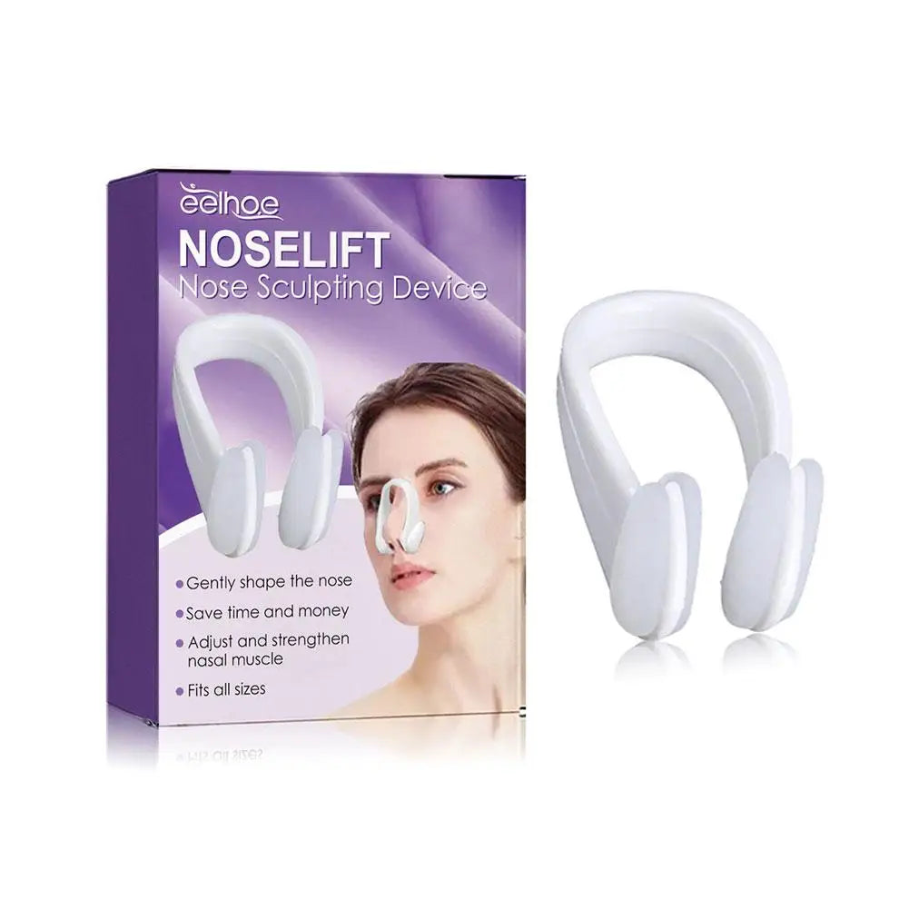 Soft Silicone Nose Shaper Clip – Lifting & Sculpting Tool Nose Shaping Clip Qme WHITE CN