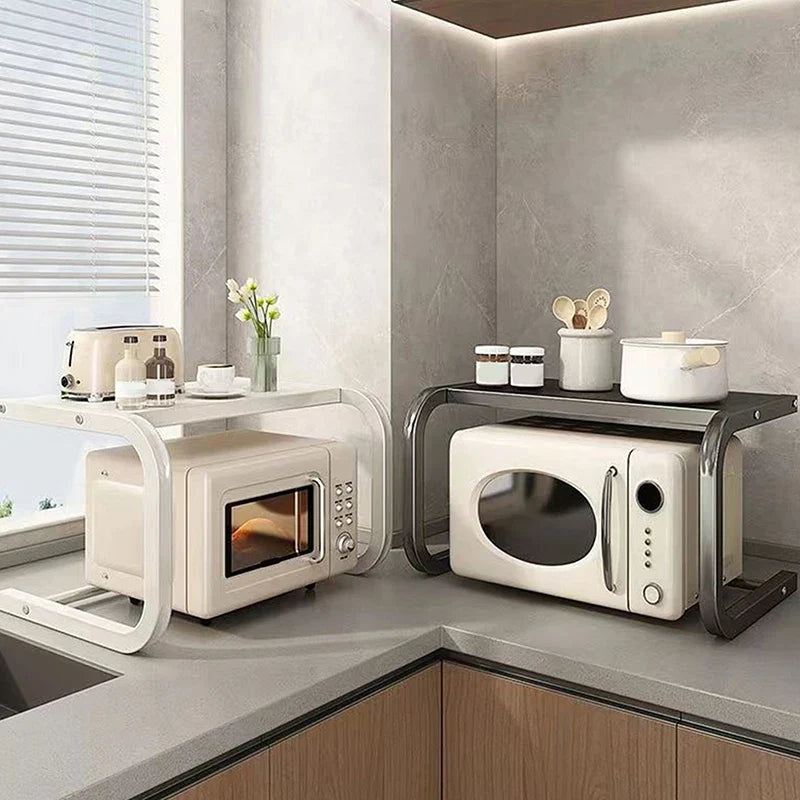 Large Capacity Metal Microwave Oven Rack Kitchen Organizer Kitchen Microwave Rack Qme
