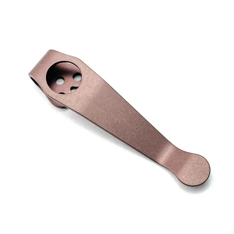 Swayboo Titanium Deep Carry Pocket Knife Clip – C81 C10 C11 Knife Clip Accessory Qst rose gold 1 pcs
