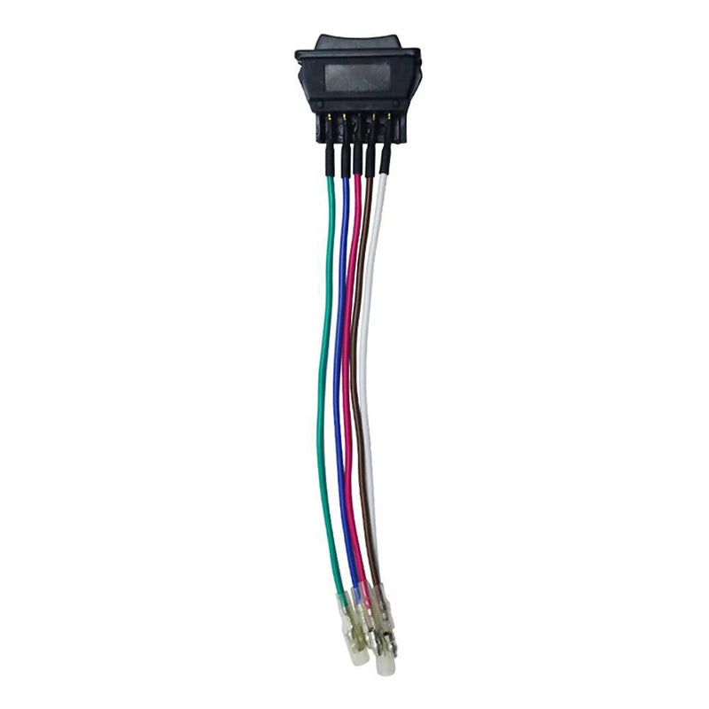 Universal 5-Pin 12V/24V Car Power Window Switch with LED Window Switch Qst