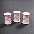 Roman-Style Miniature Column Pillars Resin Sandscape Ornaments Miniature Resin Ornament Qme pink