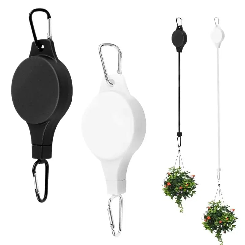 Smart Pulley Hanger for Hanging Baskets | Easy Garden Tending Garden Pulley Hanger Qme