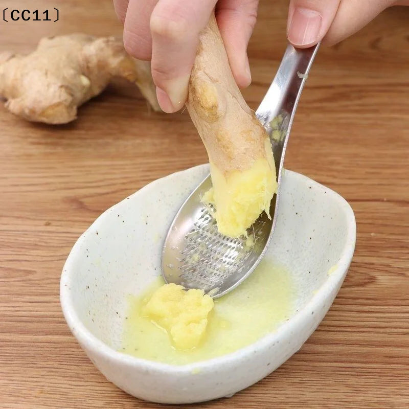 Stainless Steel Garlic Ginger Vegetable Grater & Grinder Vegetable Grater Qme