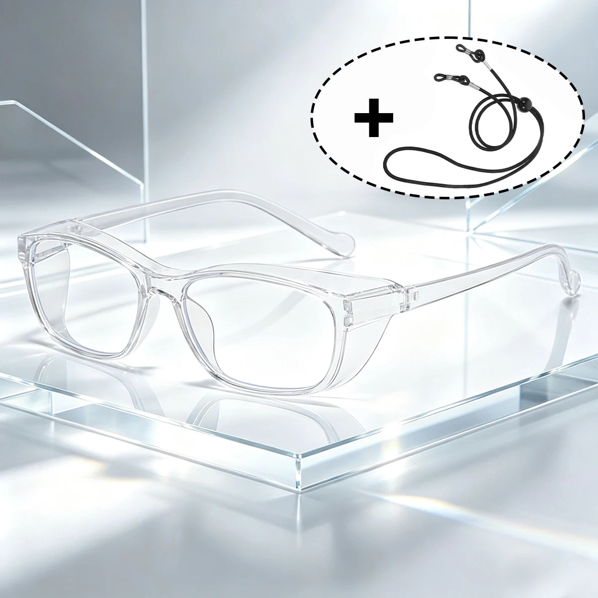 VOPHA Kids Safety Goggles – Anti-Fog, Side Shield & Strap Kids Safety Goggles Qst Clear