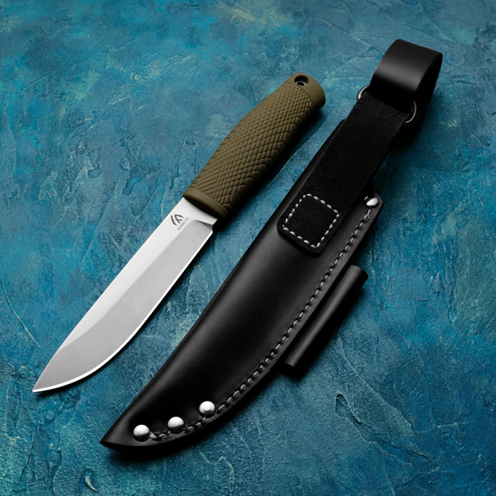 HUANGFU Fixed Blade Knife – Camping & Survival Tool Fixed Blade Knife Qst