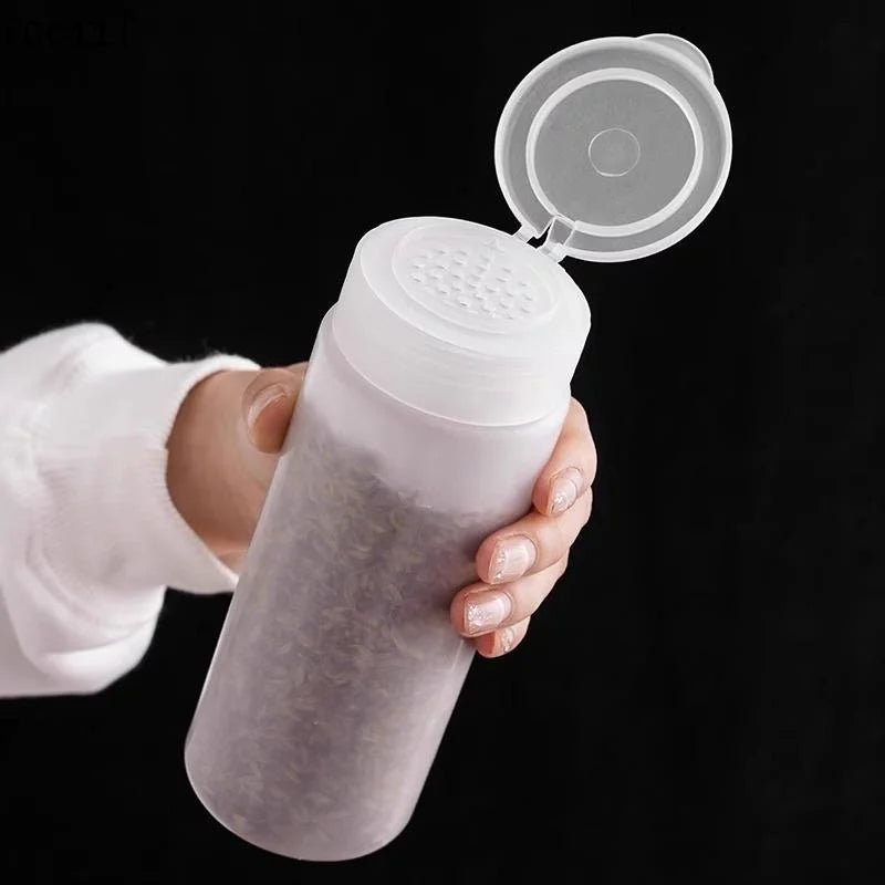400 Clear Plastic Spice Jar Shaker Lids – Kitchen Seasoning Spice Jar Shaker Lids Qme