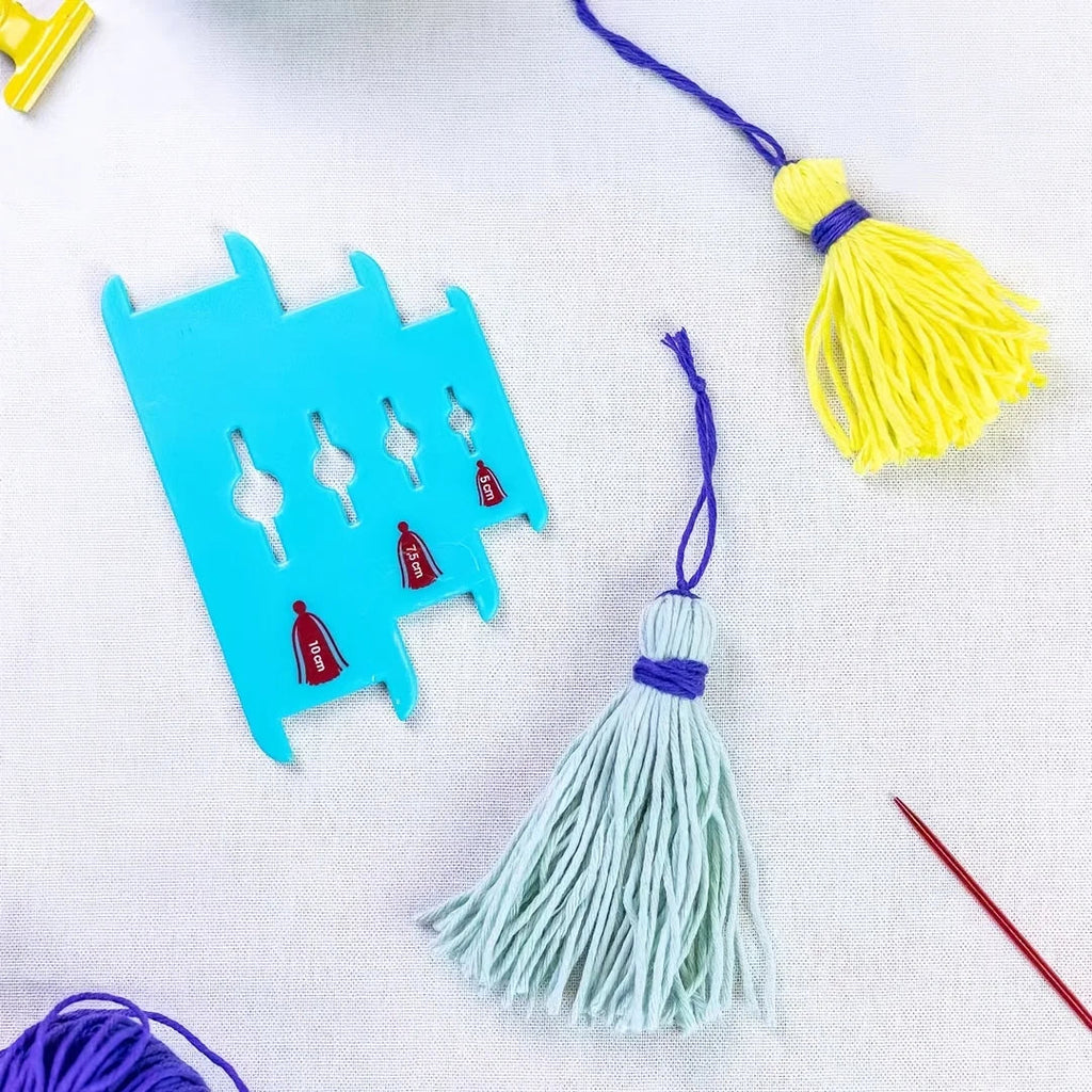 Tassel Maker Tool – DIY Yarn Tassel & Hand-Weaving Kit DIY Tassel Making Tool Qme