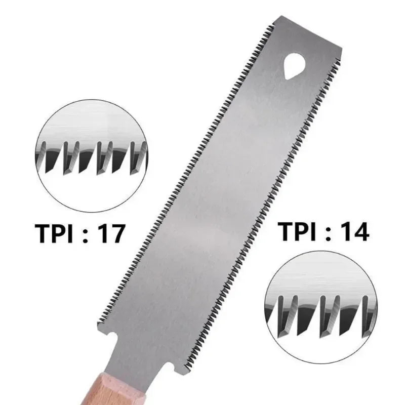 6-Inch Double Edge Hand Saw for Woodworking & DIY Projects Hand Saw Qme