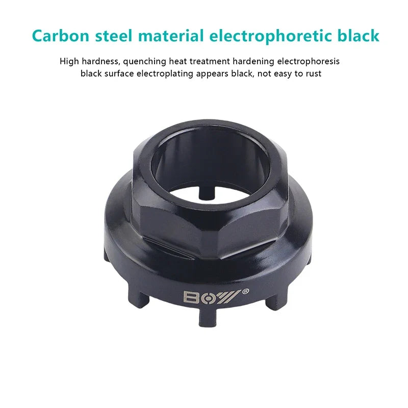 8-Notch Chainring Lockring Removal Tool | Bicycle & E-Bike Bicycle Lockring Tool Qme